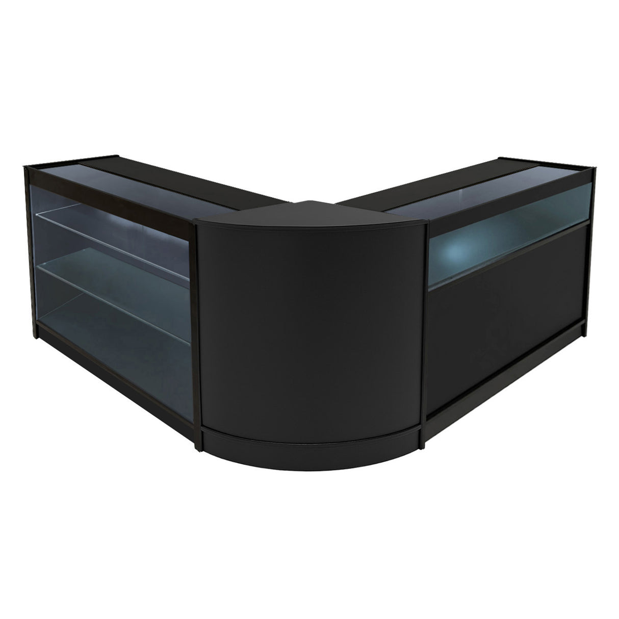Triton LED Verkaufstheken-Set CM60 + K1200 + B1200 - Schwarz