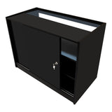 Demeter LED Verkaufstheken-Set LM60 + K1200 + B1200 - Schwarz