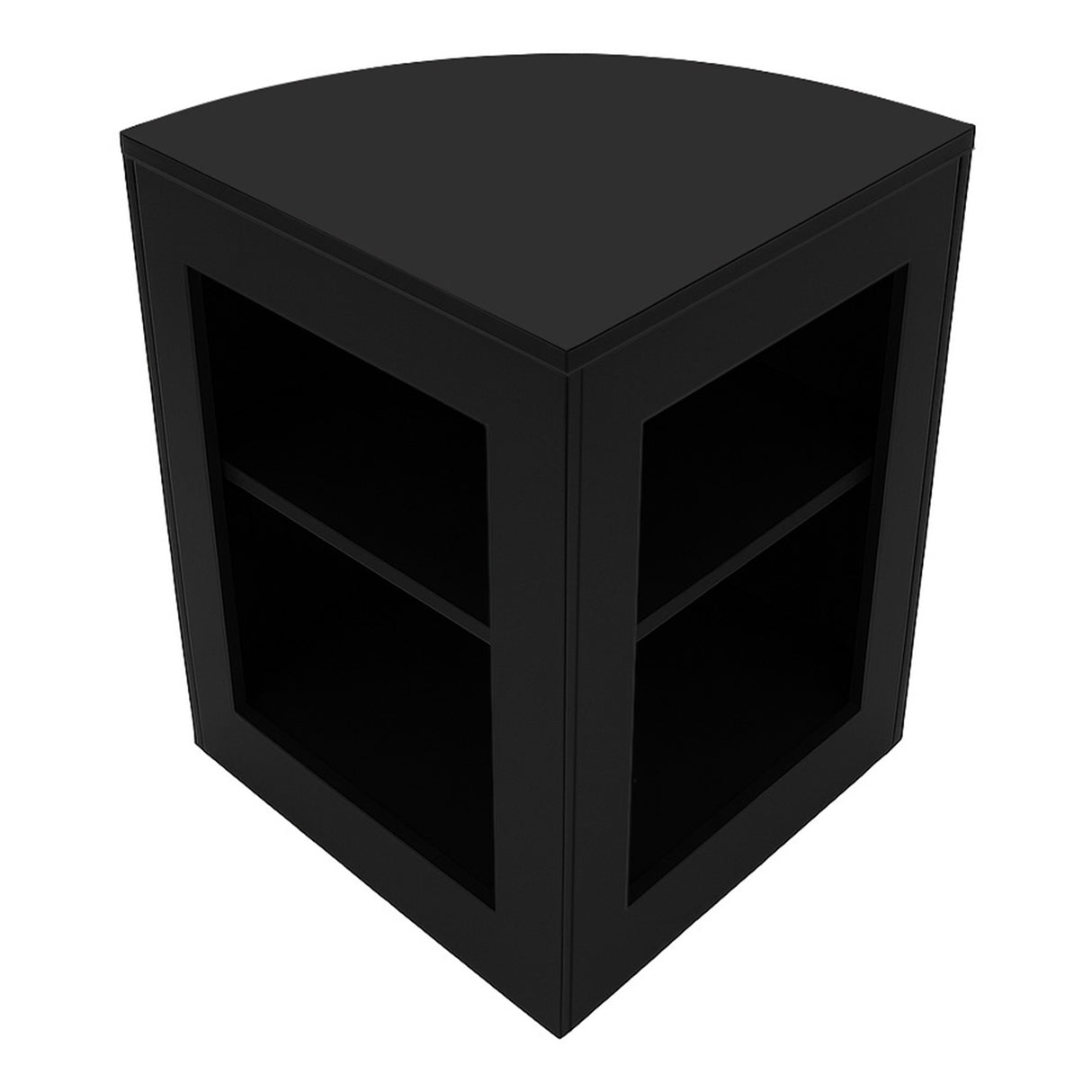 Luna LED Verkaufstheken-Set CM60 + B1200 (2 Stück)+ TB60 – Schwarz