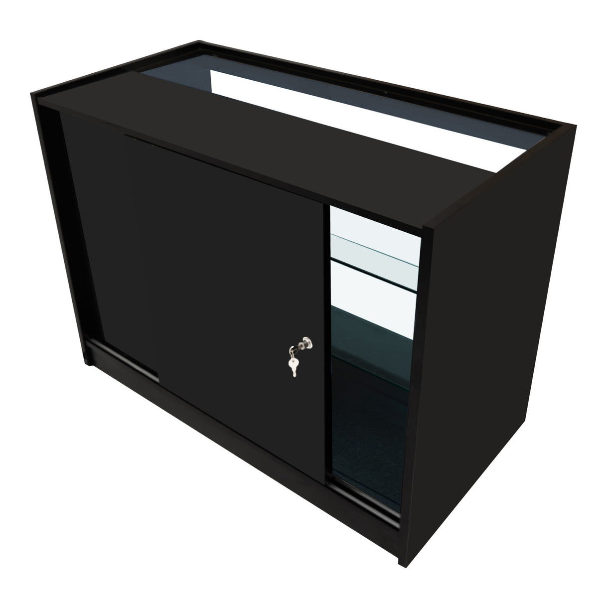 Aries LED Verkaufstheken-Set CM60 + K1200 (2 Stück)+ TB60 – Schwarz