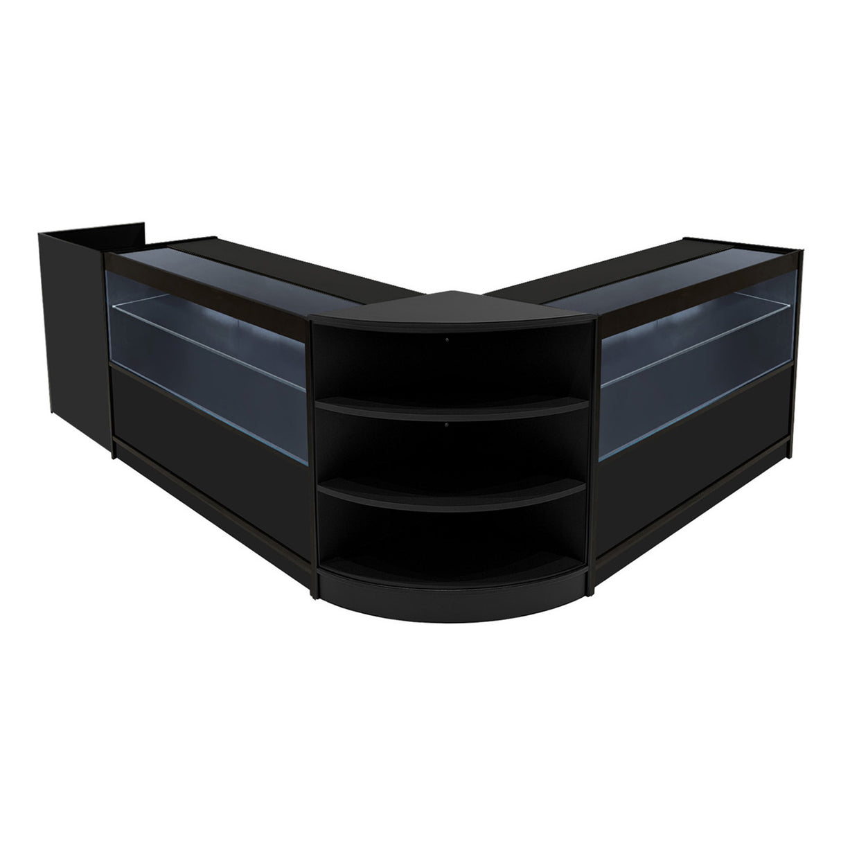 Eclipse LED Verkaufstheken-Set LM60 + C1200 (2 Stück)+ TB60 – Schwarz