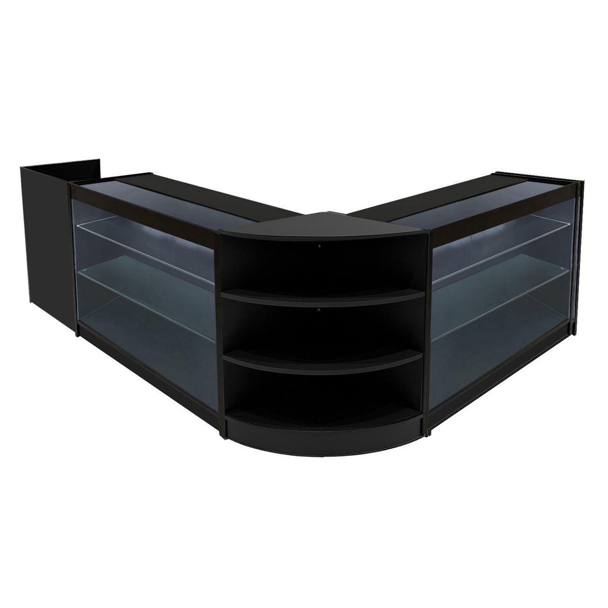 Astro LED Verkaufstheken-Set LM60 + K1200 (2 Stück)+ TB60 – Schwarz