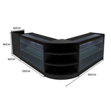 Astro LED Verkaufstheken-Set LM60 + K1200 (2 Stück)+ TB60 – Schwarz