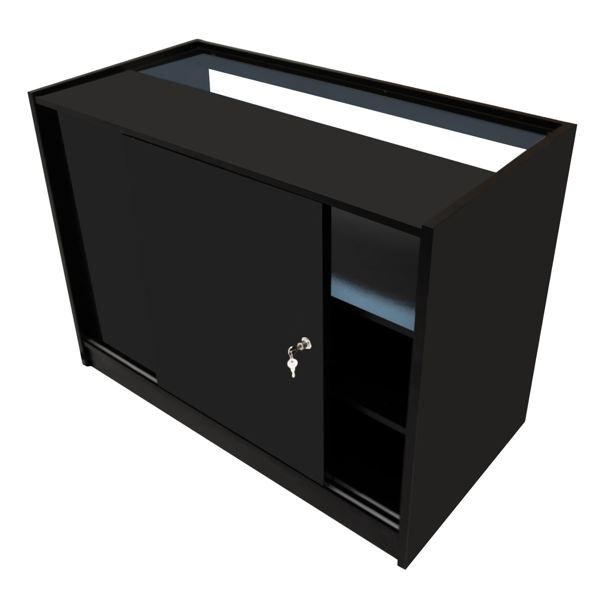 Hyperion LED Verkaufstheken-Set LM60 + B1200 + K1200 + TB60 – Schwarz