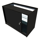 Theia LED Verkaufstheken-Set LM60 + C1200 + K1200 + TB60 – Schwarz