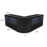 Selene LED Verkaufstheken-Set CM60 + C1500 (2 Stück) – Schwarz
