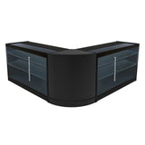 Helios LED Verkaufstheken-Set CM60 + K1500 (2 Stück) – Schwarz
