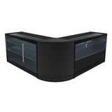 Hera LED Verkaufstheken-Set CM60 + K1500 + C1500 - Schwarz