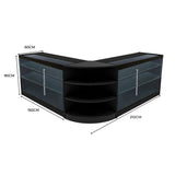 Apollo LED Verkaufstheken-Set LM60 + K1500 (2 Stück) – Schwarz