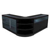 Demeter LED Verkaufstheken-Set LM60 + K1500 + B1500 - Schwarz