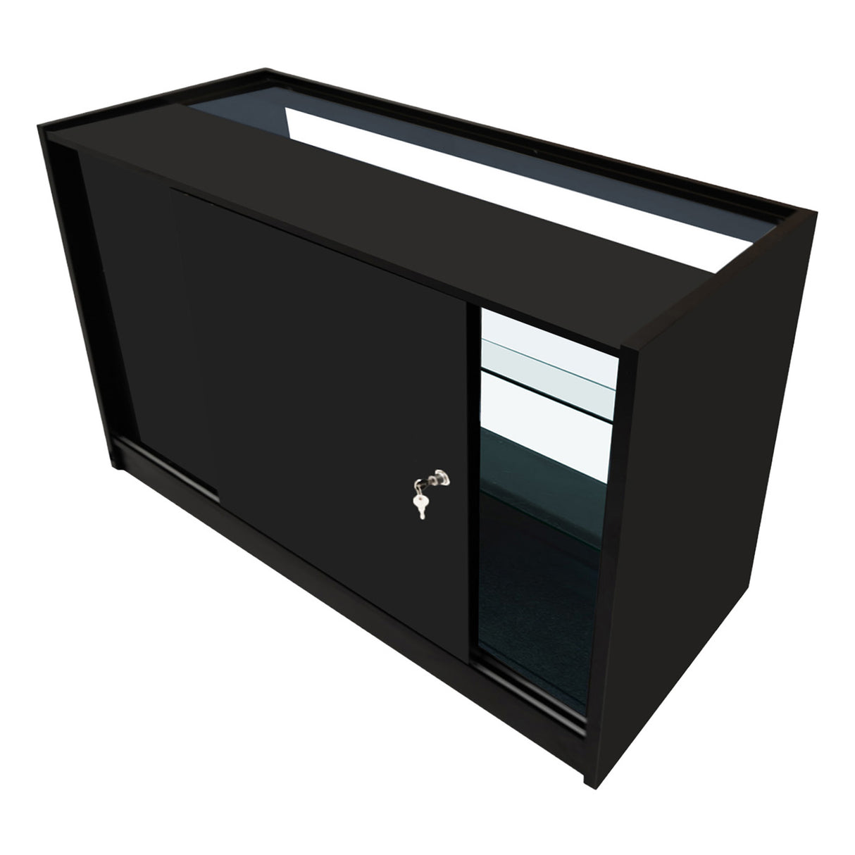 Demeter LED Verkaufstheken-Set LM60 + K1500 + B1500 - Schwarz