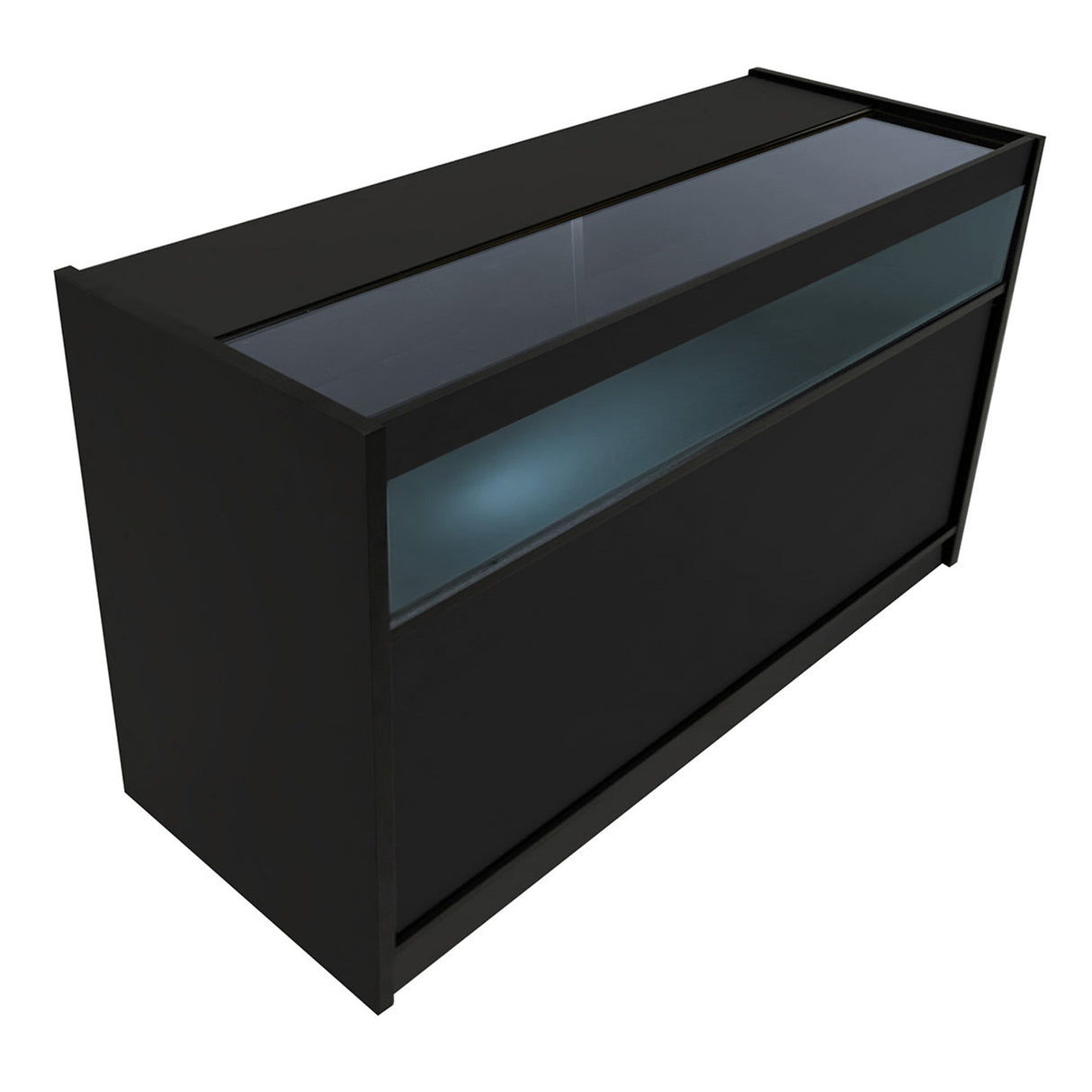 Demeter LED Verkaufstheken-Set LM60 + K1500 + B1500 - Schwarz