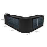 Aries LED Verkaufstheken-Set CM60 + K1500 (2 Stück)+ TB60 – Schwarz