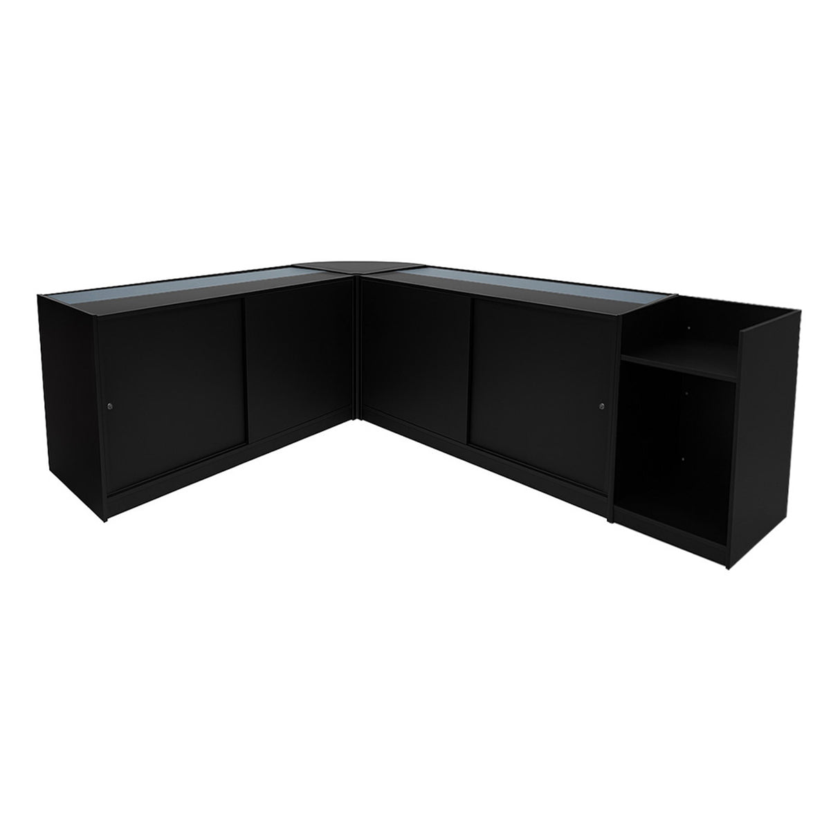 Astro LED Verkaufstheken-Set LM60 + K1500 (2 Stück)+ TB60 – Schwarz