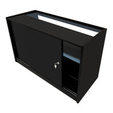 Europa LED Verkaufstheken-Set LM60 + B1500 + C1500 + TB60 – Schwarz