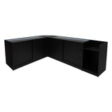 Hyperion LED Verkaufstheken-Set LM60 + B1500 + K1500 + TB60 – Schwarz