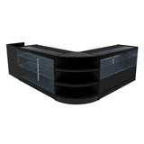 Theia LED Verkaufstheken-Set LM60 + C1500 + K1500 + TB60 – Schwarz