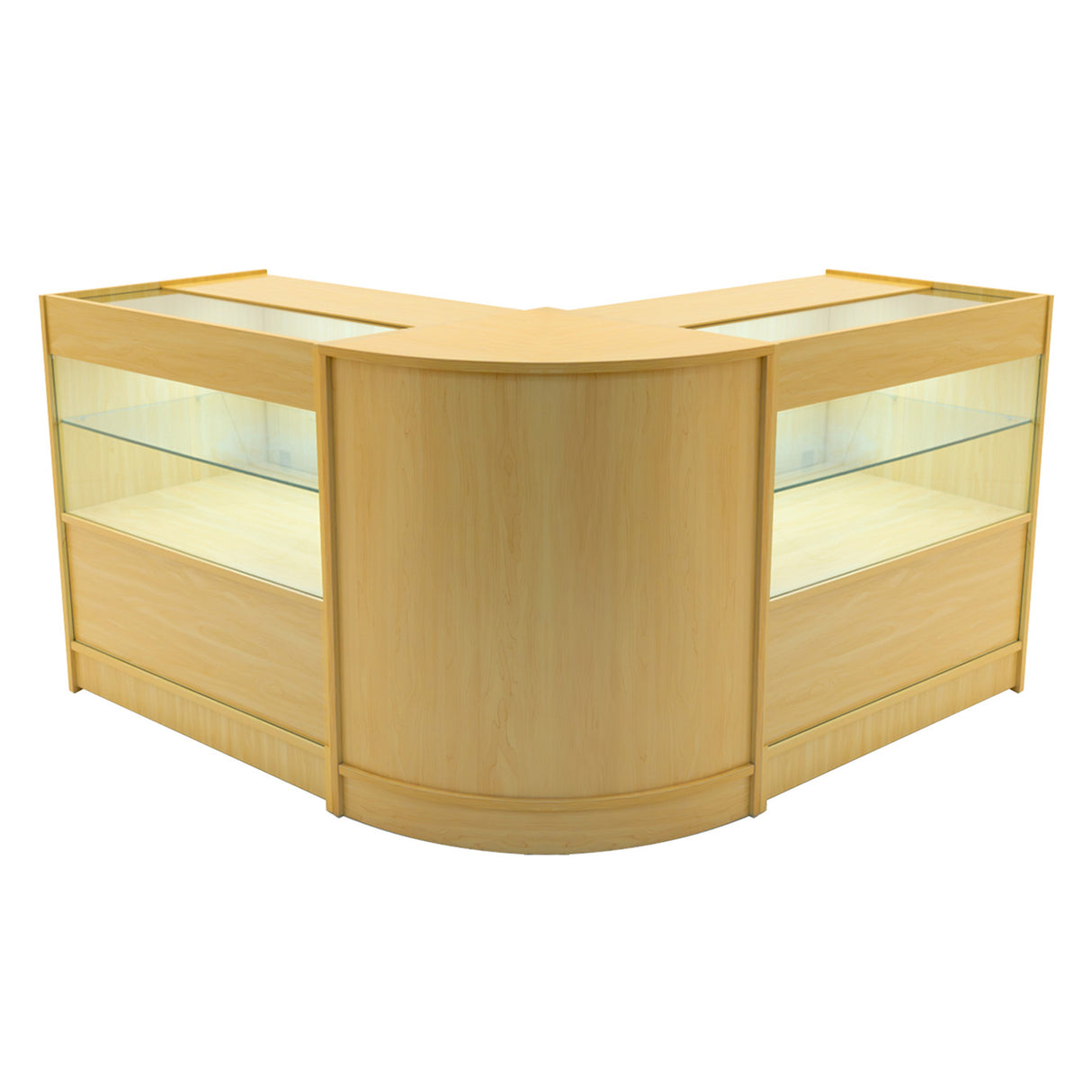 Selene LED Verkaufstheken-Set CM60 + C900 (2 Stück) – Ahorn