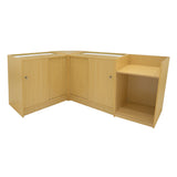 Phoenix LED Verkaufstheken-Set CM60 + C900 (2 Stück)+ TB60 – Ahorn