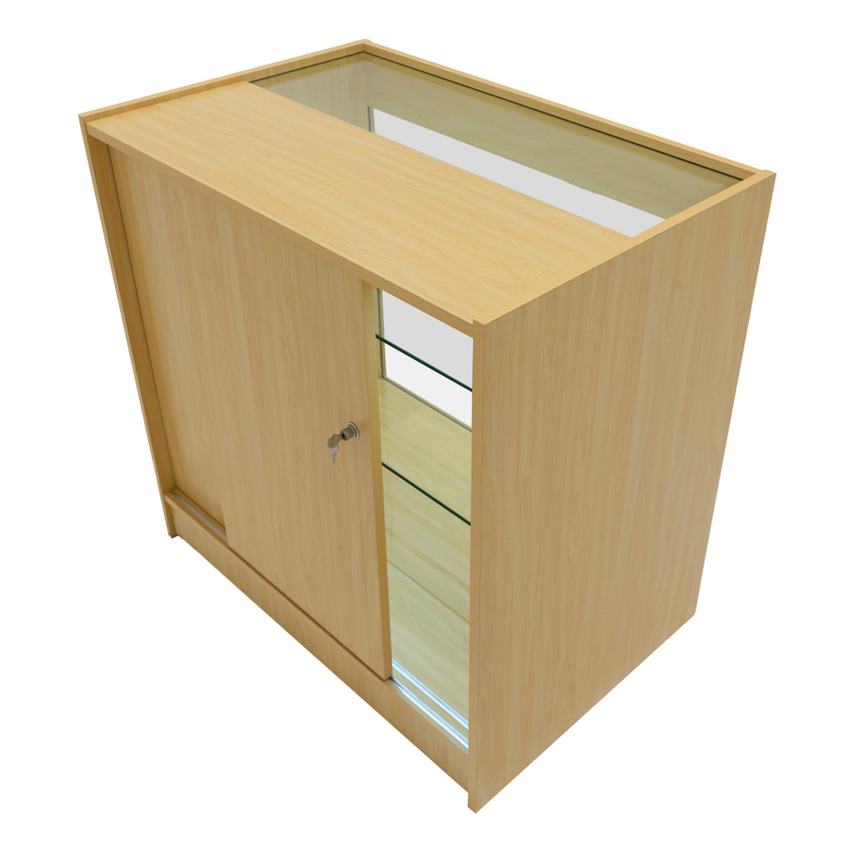 Vega LED Verkaufstheken-Set CM60 + C900 + K900 + TB60 – Ahorn