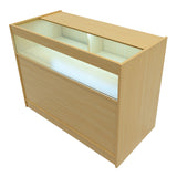 Europa LED Verkaufstheken-Set LM60 + B1200 + C1200 + TB60 – Ahorn