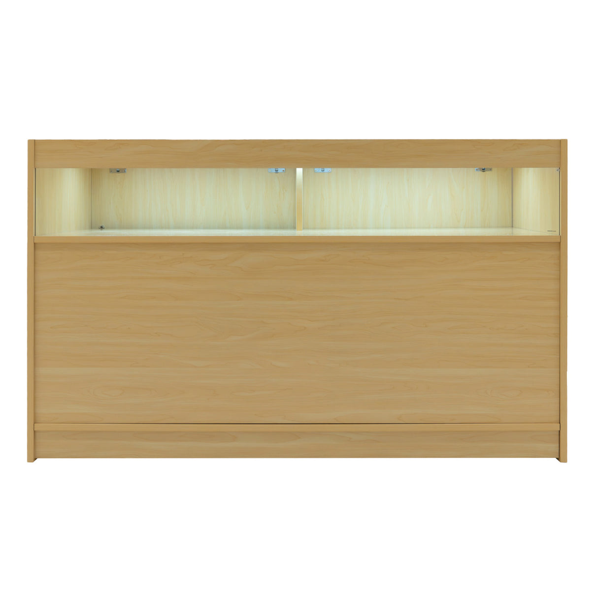Iris LED Verkaufstheken-Set CM60 + B1500 (2 Stück) – Ahorn