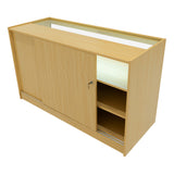 Luna LED Verkaufstheken-Set CM60 + B1500 (2 Stück)+ TB60 – Ahorn