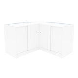 Iris LED Verkaufstheken-Set CM60 + B900 (2 Stück) – Weiß