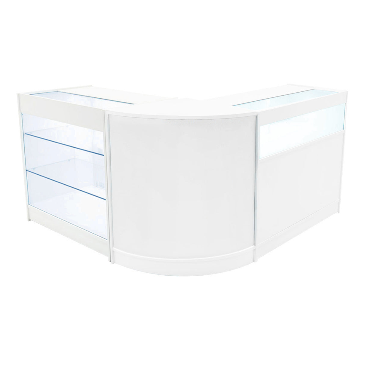 Triton LED Verkaufstheken-Set CM60 + K900 + B900 - Weiß
