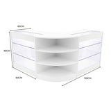 Apollo LED Verkaufstheken-Set LM60 + K900 (2 Stück) – Weiß