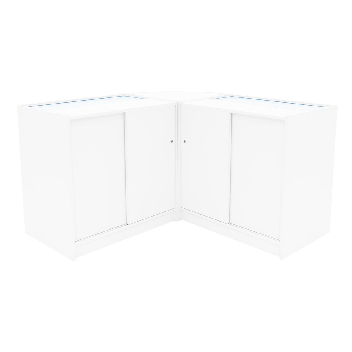 Demeter LED Verkaufstheken-Set LM60 + K900 + B900 - Weiß