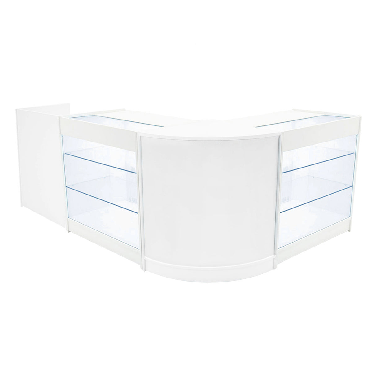 Aries LED Verkaufstheken-Set CM60 + K900 (2 Stück)+ TB60 – Weiß
