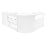 Polaris LED Verkaufstheken-Set CM60 + B900 + K900 + TB60 – Weiß