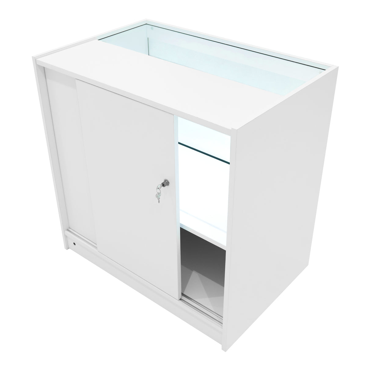 Eclipse LED Verkaufstheken-Set LM60 + C900 (2 Stück)+ TB60 – Weiß