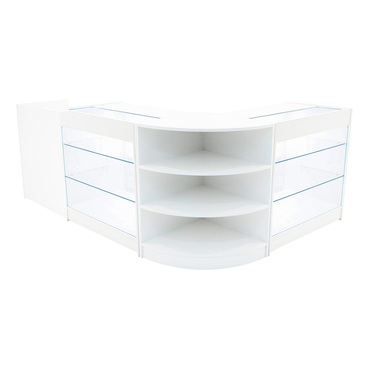 Astro LED Verkaufstheken-Set LM60 + K900 (2 Stück)+ TB60 – Weiß