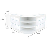 Astro LED Verkaufstheken-Set LM60 + K900 (2 Stück)+ TB60 – Weiß