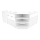 Europa LED Verkaufstheken-Set LM60 + B900 + C900 + TB60 – Weiß