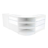 Theia LED Verkaufstheken-Set LM60 + C900 + K900 + TB60 – Weiß