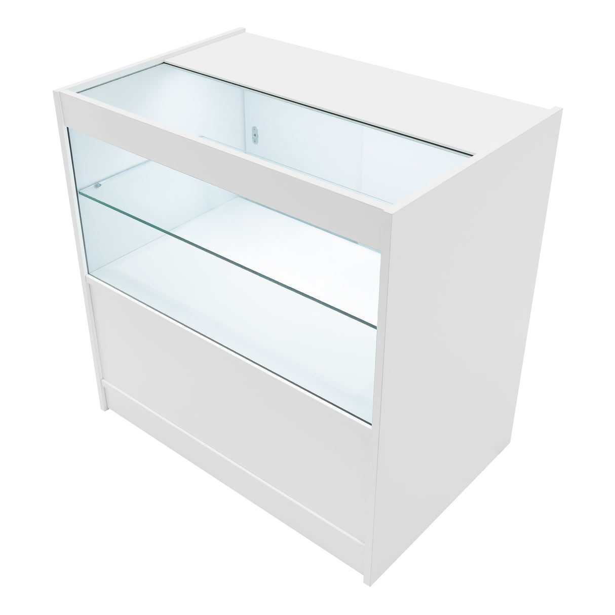 Theia LED Verkaufstheken-Set LM60 + C900 + K900 + TB60 – Weiß