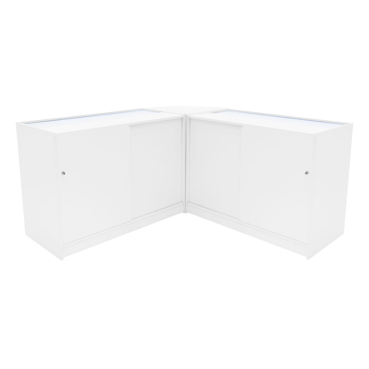 Helios LED Verkaufstheken-Set CM60 + K1200 (2 Stück) – Weiß