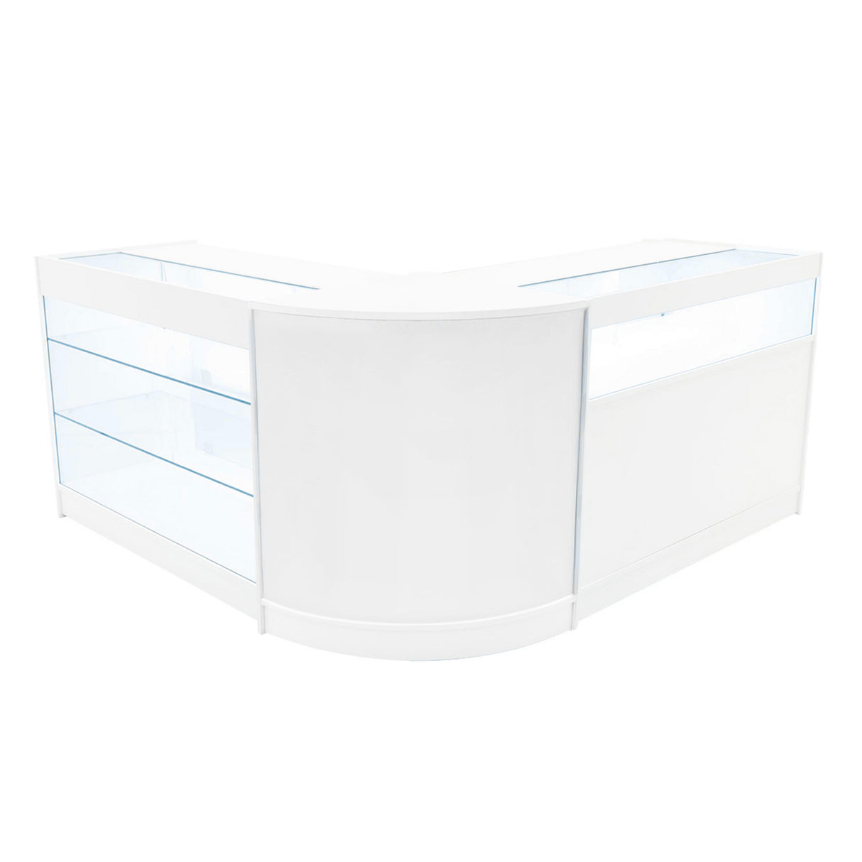 Triton LED Verkaufstheken-Set CM60 + K1200 + B1200 - Weiß