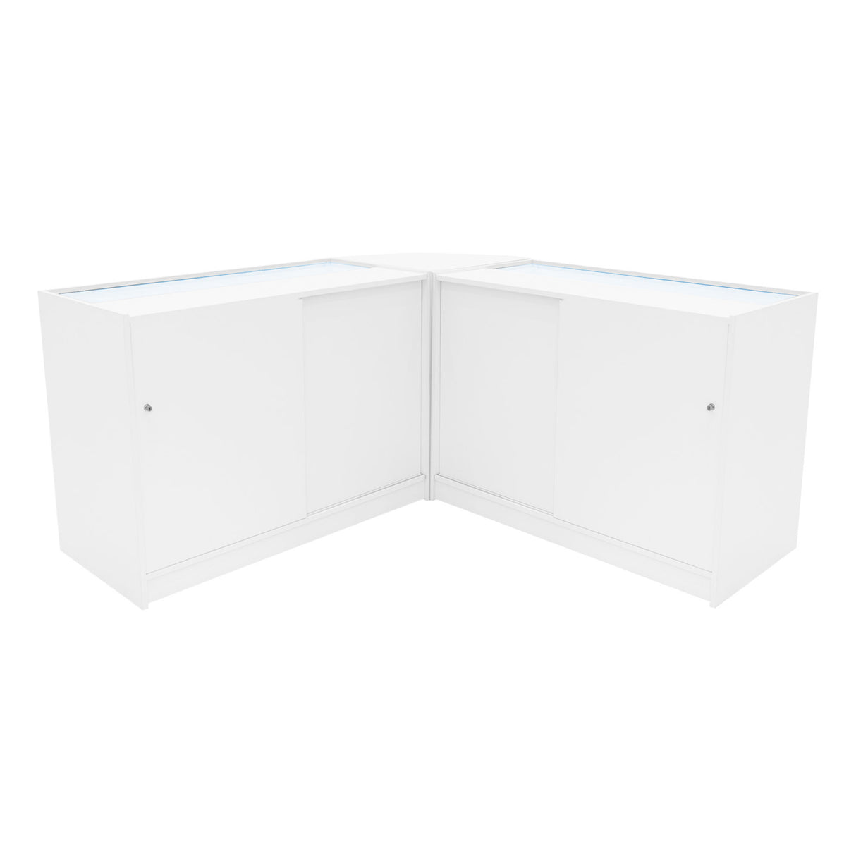 Hera LED Verkaufstheken-Set CM60 + K1200 + C1200 - Weiß