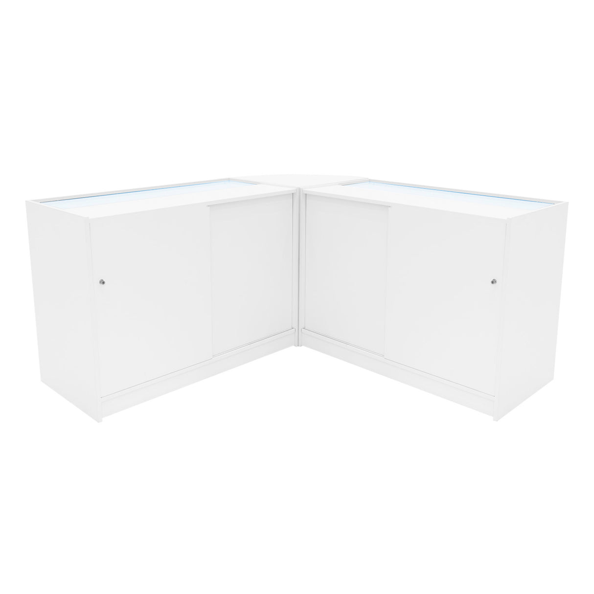 Triton LED Verkaufstheken-Set CM60 + K1200 + B1200 - Weiß