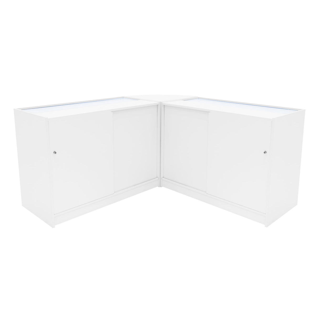 Theseus LED Verkaufstheken-Set LM60 + B1200 (2 Stück) – Weiß