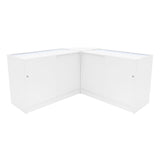Theseus LED Verkaufstheken-Set LM60 + B1200 (2 Stück) – Weiß