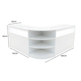 Theseus LED Verkaufstheken-Set LM60 + B1200 (2 Stück) – Weiß