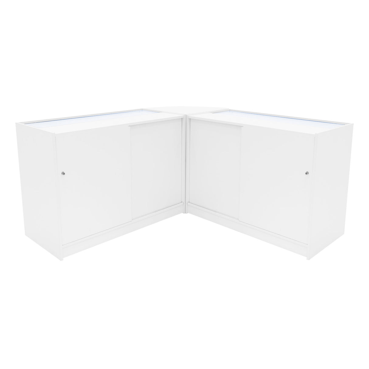 Apollo LED Verkaufstheken-Set LM60 + K1200 (2 Stück) – Weiß