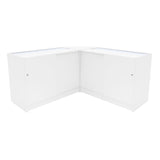 Harmonia LED Verkaufstheken-Set LM60 + B1200 + C1200 – Weiß