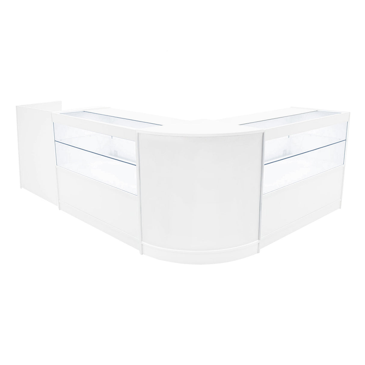 Phoenix LED Verkaufstheken-Set CM60 + C1200 (2 Stück)+ TB60 – Weiß