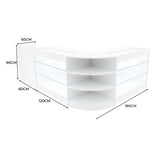 Astro LED Verkaufstheken-Set LM60 + K1200 (2 Stück)+ TB60 – Weiß